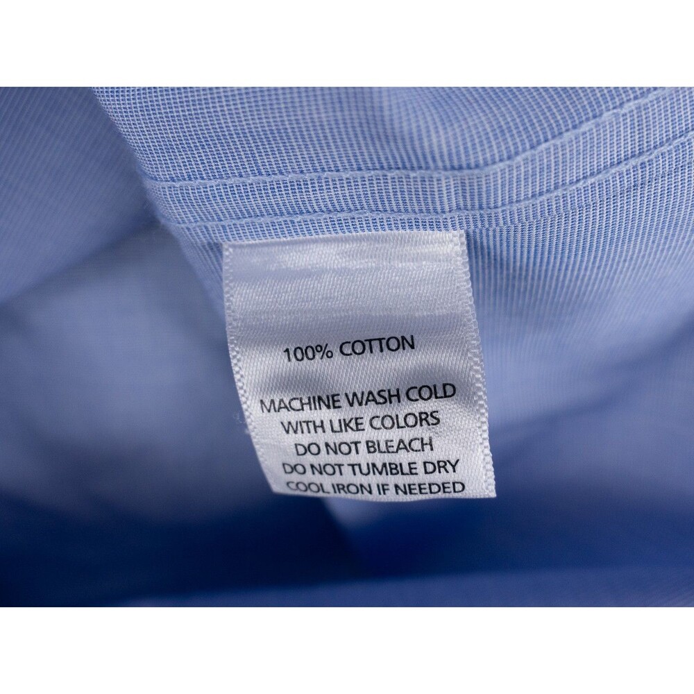 UNTUCKit Shirt Mens XL Blue Short Sleeve 100% Cotton Wrinkle Free Casual Preppy - Picture 3 of 7